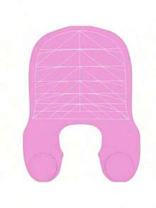 1 件硅胶美发披肩，防止头发断裂，剪发，染发，烫发肩垫，格子剪发披肩，条纹发披肩 - 彩色 - 查看 22