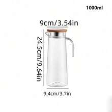 1 Bình đun nước ép bằng acrylic, bình nước lạnh, bình trà chống mài mòn cao, bình nước lạnh, bình đựng đồ uống thương mại - Trong sáng - Xem 18