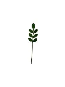 1pc Handmade Knitting Fabric Artificial Simulated Plant Branches Creative Design Green Crochet Leaf Decorations Valentine Day Spring Summer Home Decor Birthday Graduation Gift Party Wedding Anniversary - Weaving Leaves - View 16