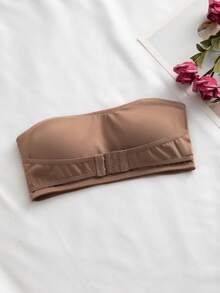 Women's Front Closure Padded Push-Up Bra - Brown - View 6