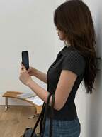 Solid Color Collared Fitted Short Sleeve White Blouse For Women Summer