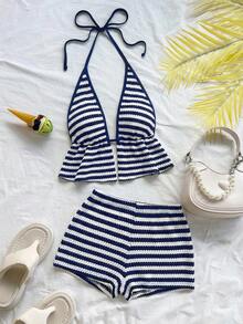Blue and White