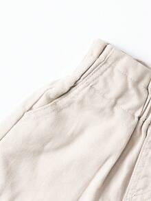 SHEIN Playful Pals Girls (Small) Casual Comfortable Ruched Waist Multi-Color Denim Shorts - Multicolor - View 5