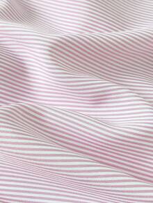 SHEIN Áo sơ mi dài tay kẻ caro dáng casual cho bé gái, phong cách Hàn Quốc dễ thương và tươi trẻ, phù hợp cho mùa xuân, thu và đông, trang phục đa năng. - Hồng - Xem 6