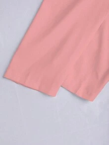 Franclia 大码女式珍珠领衬衫，优雅白衬衫，奢华时尚上衣 - 淺粉色 - 查看 6
