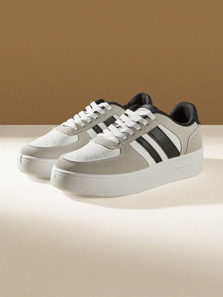 CUCCOO EASI Women's Casual Thick Sole Platform Sneakers, Fashion & Versatile