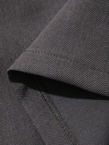 DAZY Rok Super Mini Wanita Warna Polos dengan Pinggang Rendah - Grey - View 2