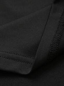 GymBeat 男士运动休闲压缩长袖T恤和长裤 - 黑色 - 查看 7