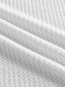 SWAVVY Áo tank top nam cổ tròn màu trơn, không tay, kiểu dáng thường ngày, thích hợp cho mùa xuân/hè. - trắng - Xem 8