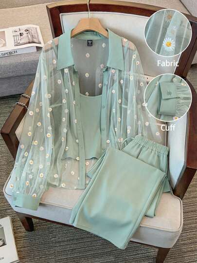 Reflora Plus Size Women's Solid Color Camisole, Drawstring Waist Wide Leg Pants And Long Sleeve Cardigan Fashion Outfit,
Summer Dresses For Women,Summer Outfits For Women, Spring Outfit Women, Spring Dress Women,Easter Dress Women,Festival Dresses,Festival Outfits For Women,Elegant Dresses For Party, Elegant Party Dresses For Women,Beach Outfit For Women,Wedding Guest Dress For Women, Wedding Party Dress, Weddings & Events,Luxury Evening Dresses For Weddings, Bridesmaid Dress, Dress For Wedding Guest, Graduation Dress For Women, Graduation Outfit For Mother,Graduation Ceremony,Going Out,Prom Dresses, Ball Gown,Birthday Outfits For Women, Birthday Dresses For Women,Elegant Dresses For Women,Elegant Dresses For Party, Elegant Dresses For Ladies,Elegant Long Dress,Casual Long Dress,Holiday Outfits For Women, Summer Holiday Outfits,Vacation Dresses,Luxury Evening Dresses For Women,Luxury Evening Dresses For Weddings, Formal Dresses For Women,Mother Of Groom Dress,Teal Dress Plus Size