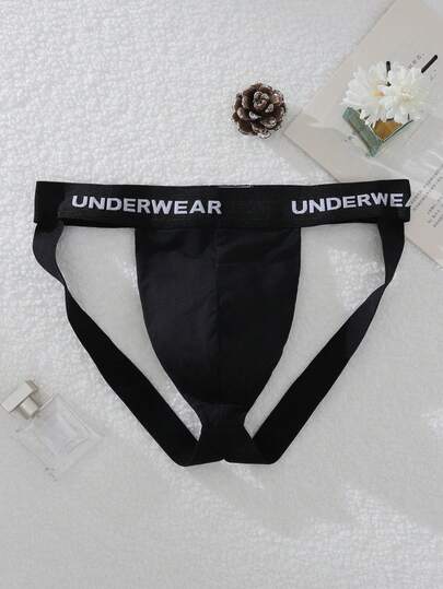 男士性感字母印花丁字裤