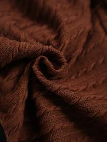 Ellevyn 女士拼接褶皱休闲百搭日常穿搭抹胸上衣 - 彩色 - 查看 5