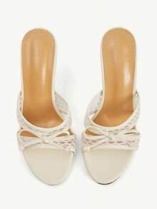 CUCCOO CHICEST Wemen Shoes Spring/Summer Fashion High Heel Sandals Summer Shoes Wedding Shoes Bride Shoes - Apricot - View 2