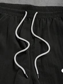 Sport MetroGents Men's Star Print Drawstring Waist Sweatpants - Black - View 3