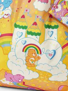 SHEIN X Care Bears 1 pieza, bolso de chaleco con estampado de oso estrella arcoíris, bolso plegable, modelo para mujer. - Multicolor 1 - Ver 4