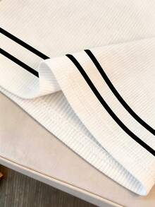 Resyla 条纹蝴蝶结印花修身女式吊带背心 - 彩色 - 查看 6