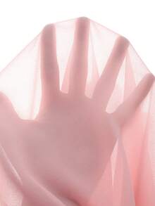 GlowEve CURVE Plus Size Women V-Neck Ruffle Sleeveless Chiffon Loose Summer Top, Slimming - Pink - View 8