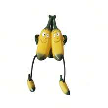 Joivida 1件，菠萝、香蕉、柠檬、橙子等水果造型可爱雕塑摆件，适合摆放在玄关书架、书桌、客厅茶几，也可用于情人节、感恩节、圣诞节、丰收节等节日装饰。 - 多色 - 查看 17