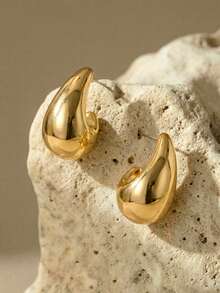 Arave 2-18 件时尚优雅的海星和贝壳元素女士珠宝耳环，适合全年日常佩戴 - 金色 - 查看 12