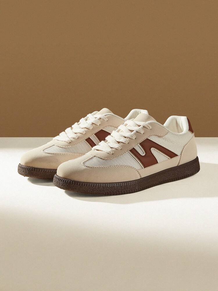 CUCCOO EASI Women's Casual Contrast Color Comfortable Sports Sneakers For Daily Wear For Christmas