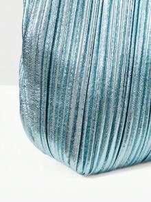 MOTF PREMIUM LADIES CLUTCH BAG, EXQUISITE PARTY AND DINNER BAG, COMMUTER DAILY DRESS MATCHING - Light blue - View 4
