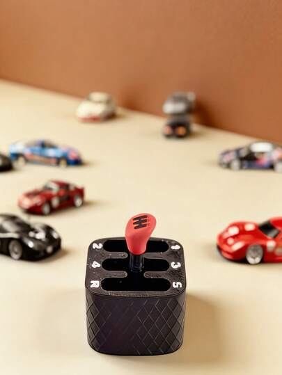 MINKOJA 迷你小物件，1个仿真手动变速杆 - 方形变速杆减压模型，适用于办公桌，是汽车爱好者的理想之选，也可作为车载或办公用品、生日礼物、复活节礼物、儿童节礼物。