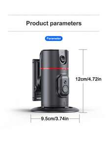 Teckwe It Has An Automatic Face Tracking Function, A Foldable Design And 360° Rotation, And Is Suitable For Smartphones. It Includes A Shooting Stand With A Remote Selfie Stick, No App Required, Supports Gesture Control, And Is Very Suitable For Vlog . 1200mAh. - Multicolor - View 9