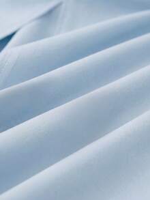 Franclia 新款时尚无袖收腰女式连衣裙 - 淺藍色 - 查看 4