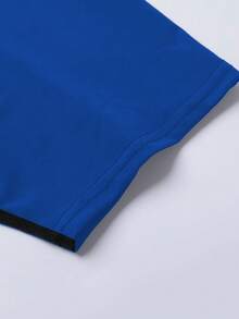 Manfinity Sport Corelite Men's Slim Fit Crew Neck Short Sleeve Athletic T-Shirt - Royal Blue - View 4