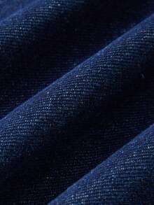 GlowEve Quần jeans ống rộng nữ có túi và cúc, kiểu dáng thường ngày, đa năng. - Màu xanh lam - Xem 6