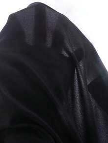 SHEIN 3件套青少年V领短袖T恤，14岁，女童复古美式印花亨利衫，黑/灰/白，休闲百搭舒适上衣，适合中小学生，校园、休闲、运动皆宜 - 彩色 - 查看 4