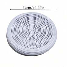 1pc Balance Mat, Round Inflatable Seat Cushion, Thickened Fitness Mat, Flat Yoga Ball, Soft Yoga Cushion With Shock Absorption And Support. - Multicolor - View 9