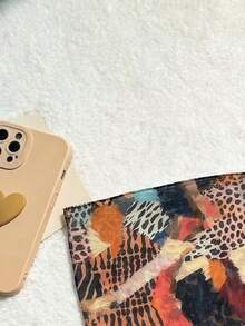 Elavelle 女士随机印花系带罩衫，春夏款 - 彩色 - 查看 5