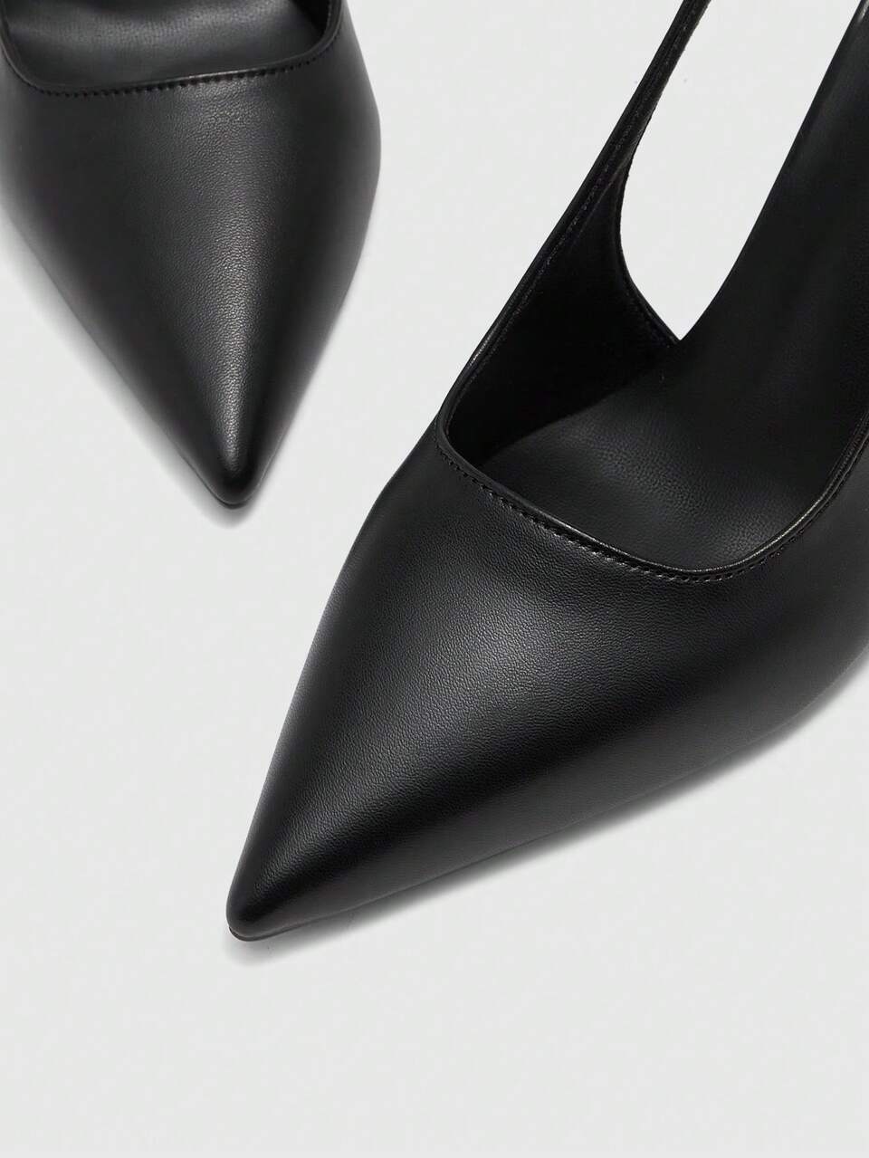 CUCCOO BIZCHIC Women Shoes Pointed Slimline Heel Black Fashion Basics Daily Versatile Commuter To Work Shopping Women's High Heel Shoes SlingSlingback Shoes Women's Shoes