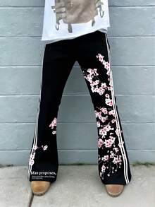 Manfinity Dauomo Quần dài nam in họa tiết hoa - Nhiều màu - Xem 1