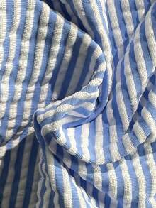 Swim Vcay Bộ đồ bơi 2 mảnh dành cho nữ, mẫu mới Xuân/Hè 2026, kiểu dáng thanh lịch, thoải mái, thích hợp cho kỳ nghỉ biển. - Xanh và trắng - Xem 5