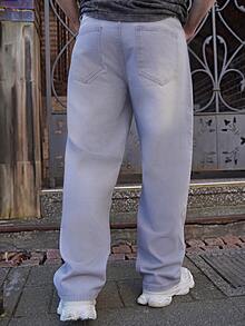 LEOGASHI LEOGASHI Men's Solid Color Pocket Casual Simple Long Pants, Daily Wear - Grey - View 2