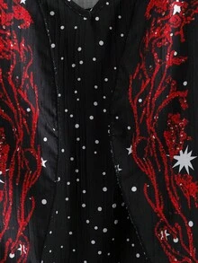 Sunspun 3件套加大码深色系开衫、背心和短裤套装 - 彩色 - 查看 6