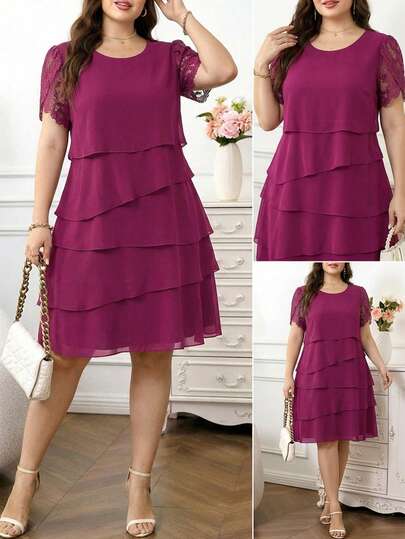 Reflora Plus Size Women Round Neck Lace Casual Date Outing Dress
Summer Dresses For Women,Summer Outfits For Women, Spring Outfit Women,Spring Clothes Women, Spring Dress Women,Easter Dress Women,Festival Dresses,Festival Outfits For Women,Elegant Dresses For Party, Elegant Party Dresses For Women,Beach Outfit For Women,Wedding Guest Dress For Women, Wedding Party Dress, Weddings & Events,Luxury Evening Dresses For Weddings, Bridesmaid Dress, Dress For Wedding Guest, Graduation Dress For Women, Graduation Outfit For Mother,Graduation Ceremony,Going Out,Prom Dresses, Ball Gown,Birthday Outfits For Women, Birthday Dresses For Women,Elegant Dresses For Women,Elegant Dresses For Party, Elegant Dresses For Ladies,Elegant Long Dress,Casual Long Dress,Holiday Outfits For Women, Summer Holiday Outfits,Vacation Dresses,Luxury Evening Dresses For Women,Luxury Evening Dresses For Weddings, Formal Dresses For Women,Mother Of Groom Dress,Teal Dress Plus Size