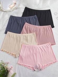 NudeFit 5 piezas/paquete Calzoncillos de talla grande de unicolor - Multicolor - Ver 3