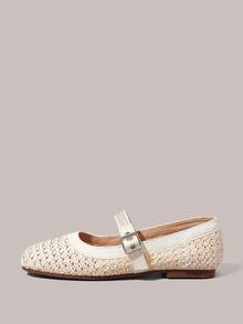 Styleloop Women's Flat Shoes, Bohemian, Beach Vacation, Western Wind, Summer Wear, Travel Essentials - New material A apricot - View 3