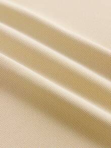 Men Contrast Trim Polo Shirt - Beige - View 7
