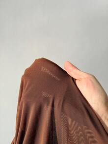 MaterniWear Maternity Casual Solid Color Sleeveless Fitted Tank Top, Summer - Rust Brown - View 9