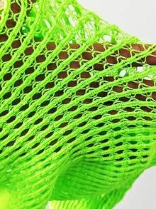Swim SXY Áo khoác ngoài gợi cảm khoét cổ yếm dành cho nữ cỡ lớn, màu đen, kiểu dáng đi nghỉ mát. - màu xanh lá - Xem 6