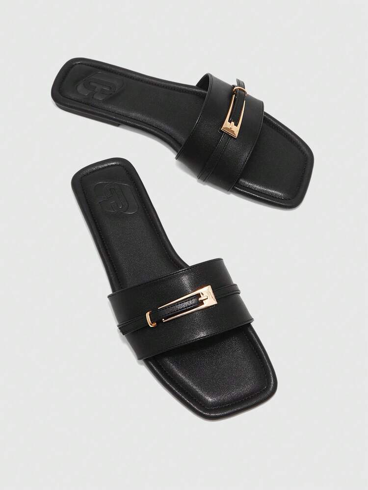 CUCCOO BIZCHIC Women Shoes Classic Minimalist Fashion Women Flat Sandals Vacation Casual Elegant Comfortable Flat Sandals