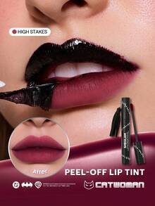 CATWOMAN™ | SHEGLAM I Am Not A Kitten 撕拉式唇彩-High Stakes 品牌 美容 化妝 化妝品 適合女性與女孩 完美搭配夏季春季 Y2K 時尚 流行 生日 母親節禮物 假期 派對準備就緒 最佳顏色 - High Stakes - 查看 1