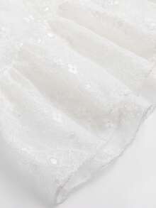 K-Vae Women's Lace Casual Minimalist Long Slip Dress, Suitable For Party And Outing - White - View 4