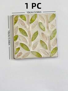 Cirelle Handcrafted Seashell Coaster Set - Southeast Asian Style Heat-Insulating Mat For Cups & Bowls, Boho Table Decor & Unique Gift - Multicolor - View 10