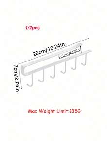 1 cái/Không cần khoan Giá treo tường có 6 móc bằng sắt đựng đồ trang sức, Thích hợp để cất móc chìa khóa, vòng cổ, búp bê, tượng nhỏ và nhiều đồ vật nhỏ khác Móc treo đồ, Thích hợp cho gia đình, phòng ngủ, tủ, trường học, ký túc xá Sử dụng khi đi du lịch ngoài trời - Nhiều màu - Xem 6