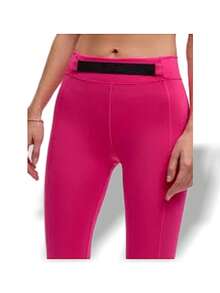Alo Yoga Sports Leggings HI-WAIST 7/8 VISIONARY Sweat Absorption Breathable Lightweight Solid Good Elasticity Easy To Wash Yoga Outdoor Women Rose Pink W51027R - NEON PINK S - Rose pink - View 3